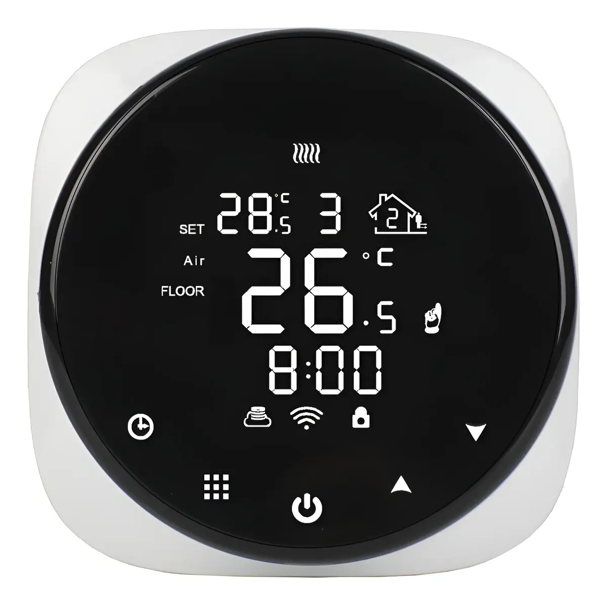 Termostato de Ambiente Wi-Fi ASUA HYT12WW – Round