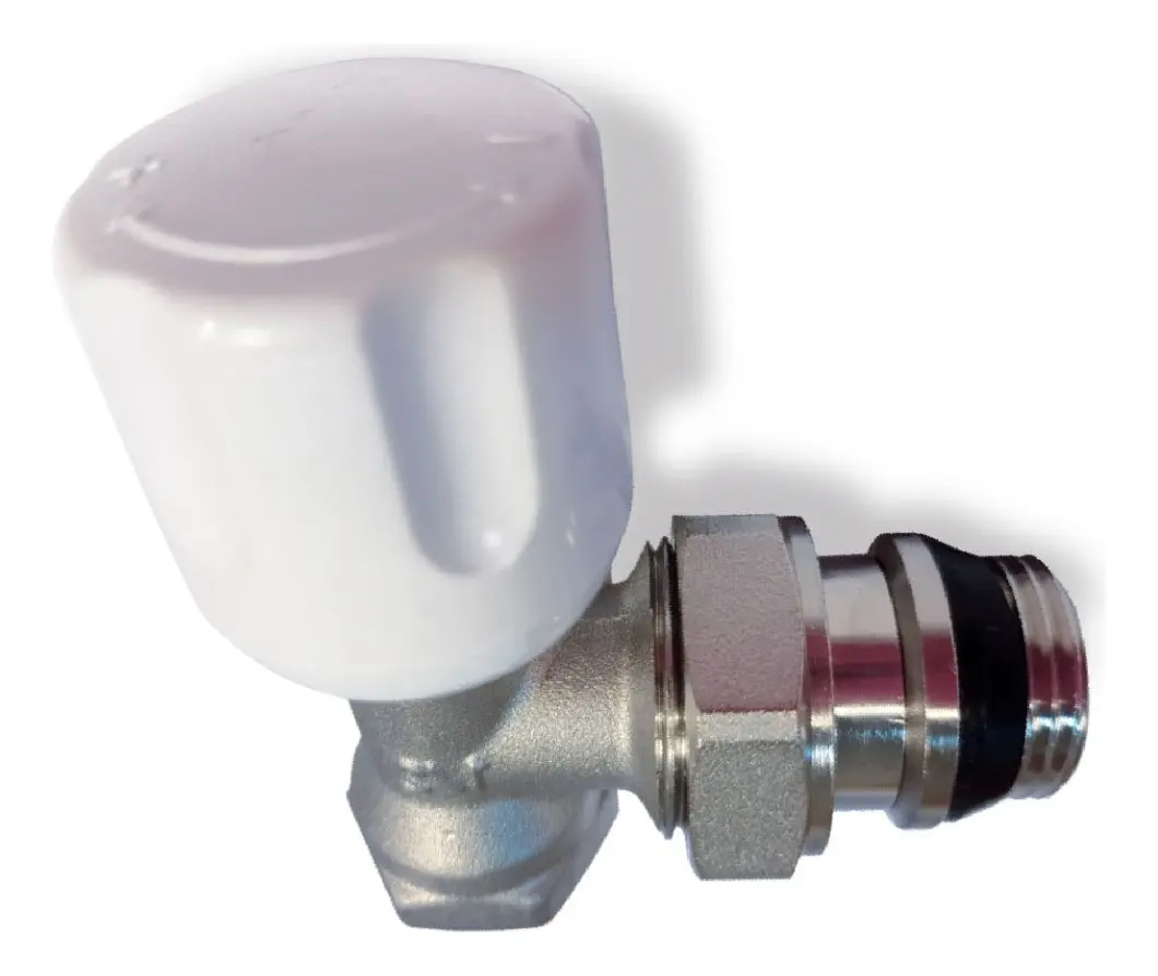 Válvula PEISA 1/2" Escuadra para Radiadores L – Código 10001624