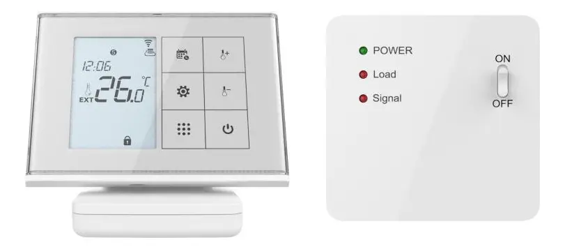 Termostato Asua Inalámbrico Wifi Hy010rf Vdr-0185