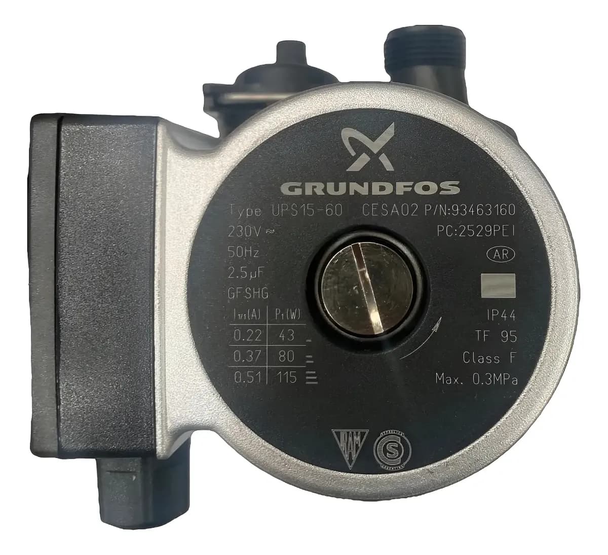 Bomba circuladora Grundfos CESAO 15/60