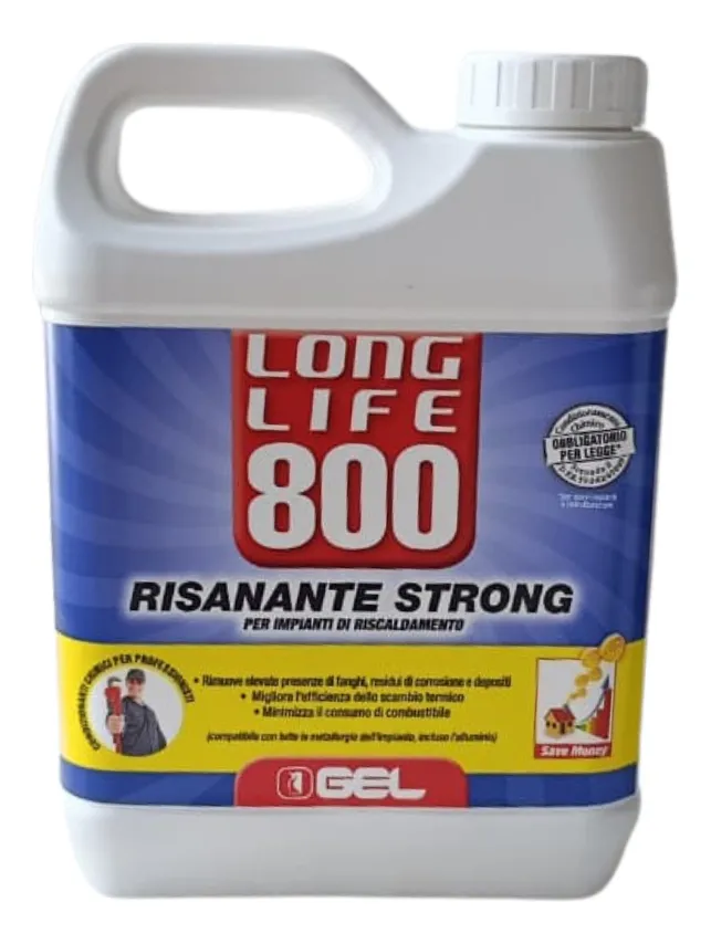 Long Life 800 Risanante Strong Gel Para Calefacción