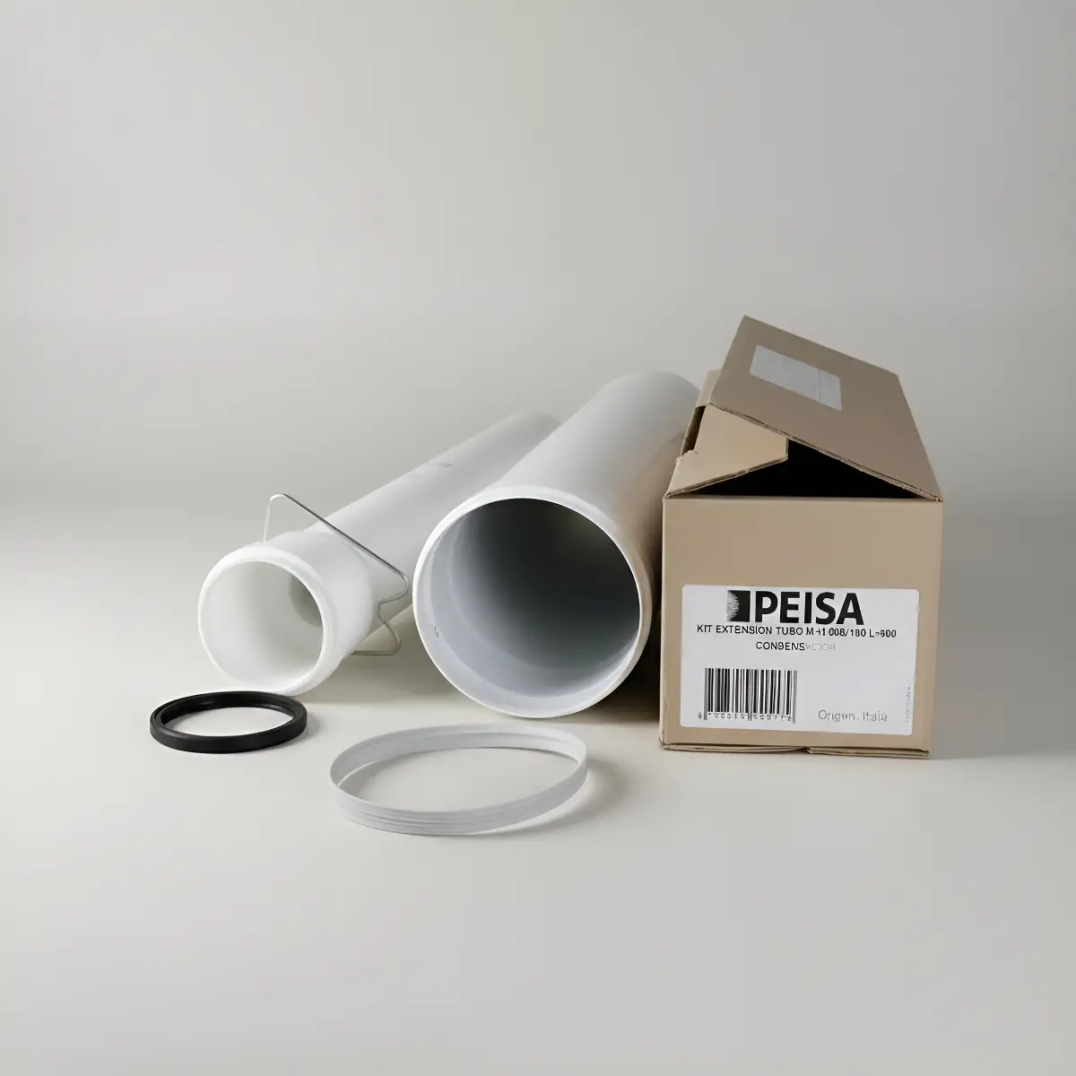 Tubo Coaxial PEISA Ø60/100 de 1 Metro para Condensación – Código 10001463