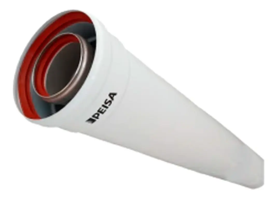 Tubo Coaxial PEISA Ø60/100 Macho-Hembra 1 Metro – Código 10001450